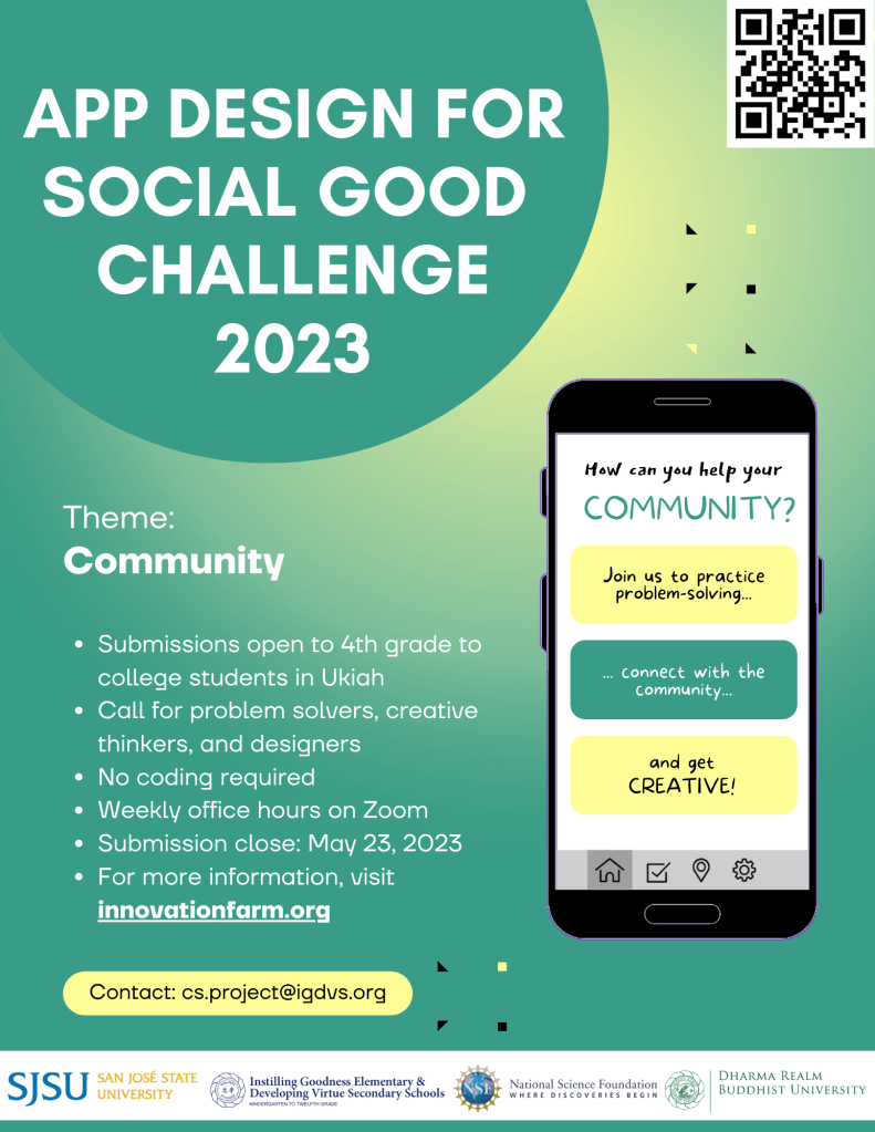 App Design for Social Good Challenge 2023 – Instilling Goodness ...
